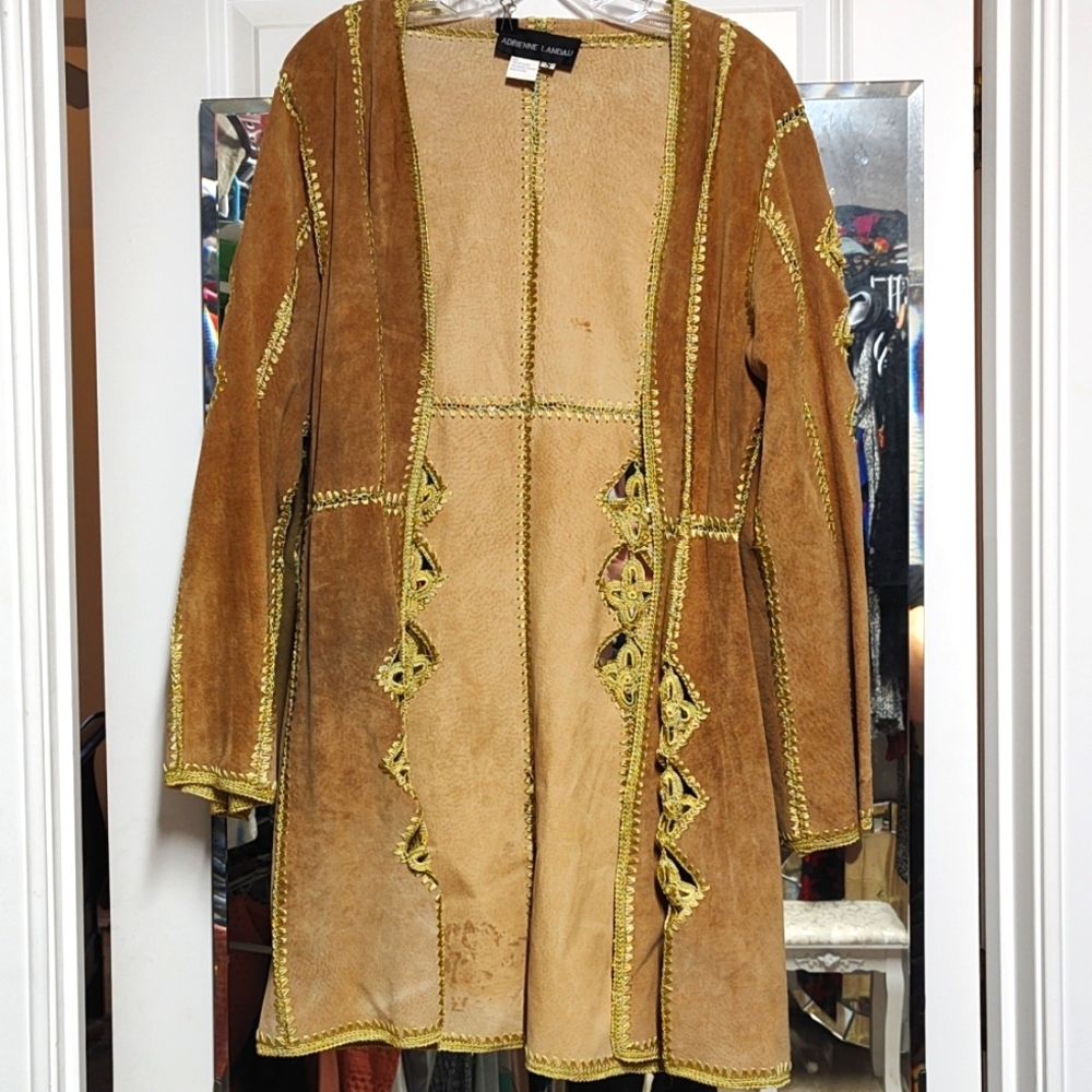 Adrienne Landau Suede Jacket